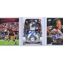 Autographed 3 Card Lot with Freddie Freeman Signed