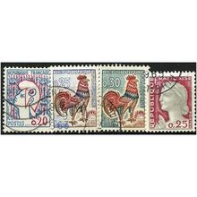 1960's 4 different values - #3302 fine used (o)