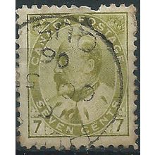 Canada 1903 SG181 7c Greenish-Bistre Fine Used . . ..