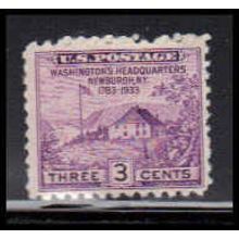 752 3c Washington's Hdqs Fine MNH Z1647
