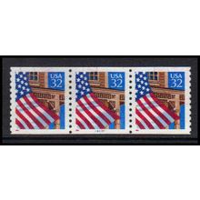 Used 2913 32c U.S. Flag Over Porch Very Fine PNC 78767/3 PA3511