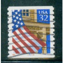 Used 2913 32c U.S. Flag Over Porch Fine CNS 33333 W0842