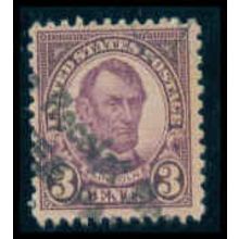 Used 635 3c Abraham Lincoln Fine M09889