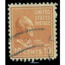 Used 815 10c John Tyler Just Clears M07941