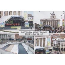 Nottingham Market Opening Concert Council Bandstand 2007 Official Rare Postcard