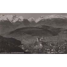 Rankweil Mit Schweizerberge Aerial Birds Eye Austria Austrian Postcard