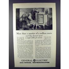 1929 General Electric Refrigerator Ad - Quarter Million