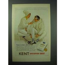 1964 Kent Cigarettes Ad - Pleasure Ahead