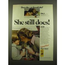 1975 Miss Clairol Hair Color Ad - She Still Does