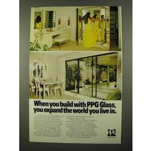 1975 PPG Float Mirrors, Herculite K Safety Glass Ad