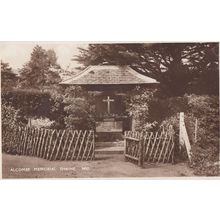 Alcombe Memorial Shrine Somerset Antique Postcard