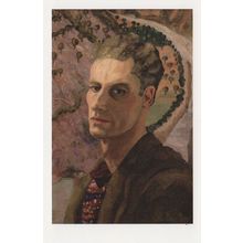 Cedric Morris Welsh East Anglia Artist NPG Painting Rare Postcard