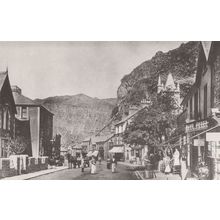 1890s Stryd Fawr Victorian Bleanau Ffestiniog Welsh Postcard