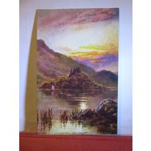 LOCH KATRINE, TROSSACHS unused antique postcard R. Tuck 'Oilette' =