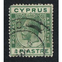 Cyprus George V ¾ Piastres Def 1921 Canc SG#105