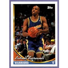 Latrell Sprewell 1993-94 Topps #340 Golden State Warriors