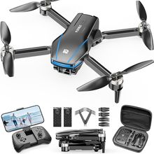 Drone with Camera 4K for Kids Adults, Brushless Motor Mini Foldable RC Drones wi