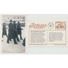 Postcard WW2 New Zealand Troops Aldershot 1939 Soldier Army - Nostalgia