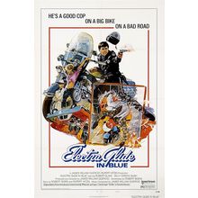 Electra Glide in Blue (1973)_0 Movie Film Poster Canvas iconic design