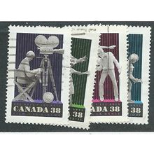 CAN 1989 SET 'ARTS AND ENTERTAINMENT' (4v) FINE USED (EBID41-651)