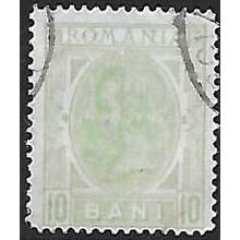 Mi 103 X: 10 b. emerald Definitive, thick white paper, Wz. 1, line perf. 13½