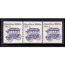 1897v 1c Omnibus Fine MNH Dry Gum PNC 1/3 PA2234