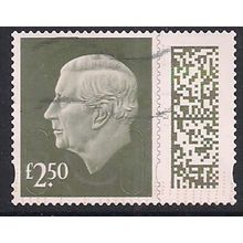 GB 2024 KC 3rd £2.50 Gooseberry Green Machin Used SG V5026 ( J1388 )