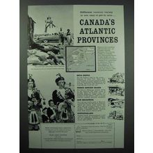 1957 Canada's Atlantic Provinces Tourism Ad - Different