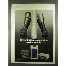 1972 Parliament Cigarettes Ad - Like a Holder Works