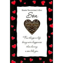 Happy Valentines Day Son - Valentines Greeting Card - 26898
