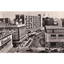Rotterdam Korte Hoogstraat Strasse Vintage Real Photo Dutch Postcard