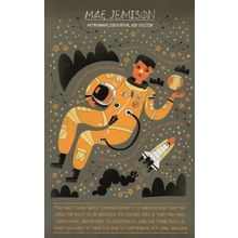 Mae Jemison American First Black Woman NASA Astronaut Postcard