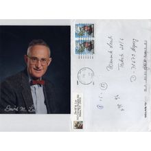 David Lee USA Nobel Prize Physicist Hand Signed Photo & COA ENV