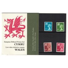 Great Britain WALES Regional Definitives 4v Pres. Pack No. 86 1976 MNH
