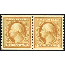 495, Mint XF NH Coil Pair - A GEM - Stuart Katz