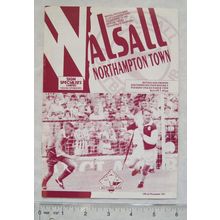 1993 programme Walsall v. Northampton Town, Football League Trophy Southern