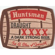 BEER MAT - ELDRIDGE POPE BREWERY - HUNTSMAN XXXX - (Cat No 022) - (1963)