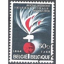 Belgique 1964 Michel 1350 - 1352 O Cote (2008) 0.75 € Internationale Socialiste