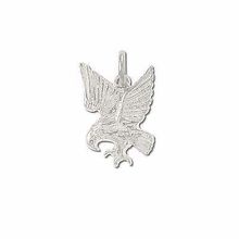 Sterling Silver Swooping Eagle Pendant