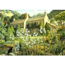Art ADRIAN PAUL ALLINSON Cotswold Blooms Postcard (Medici 2095)