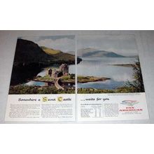 1957 Pan American Airways Ad - A Secret Castle