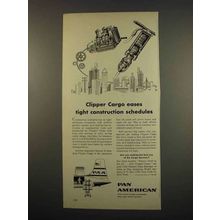 1957 Pan American Clipper Cargo Ad - Construction