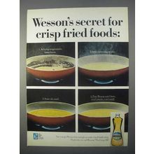 1966 Wesson Oil Ad - Secret for Crisp Fried Foods