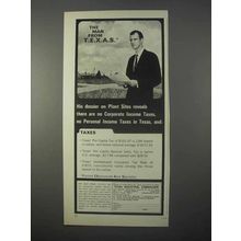 1966 Texas Industrial Commission Ad - His Dossier