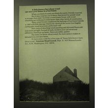 1972 American Wood Council Ad - Save House in Hurricane