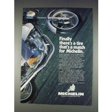 1982 Michelin A-48 and M-48 Motorcycle Tires Ad