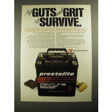 1987 Prestolite Centura Battery Ad - The Guts and Grit to Survive