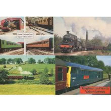 Keighley & Worth Valley Railway Carriages Ingrow 4x Railway Postcard