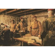 Major General Uquhart WW2 Military Waxwork Museum Postcard