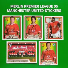 Merlin Premier League 05 Album Stickers MANCHESTER United Merlin's FAPL 2005
